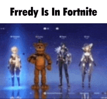 Fortnite Five Nights At Freddy GIF - Fortnite Five Nights At Freddy Five Nights At Freddy'S GIFs