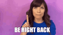 Your Happy Workplace Wendy Conrad GIF - Your Happy Workplace Wendy Conrad Be Right Back GIFs