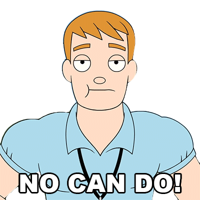 No Can Do Roy Sticker - No Can Do Roy The Harper House Stickers