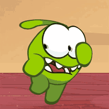 scared on nom om nom and cut the rope afraid terrified
