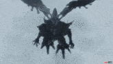 a drawing of a dragon with a watermark that says darkcloud