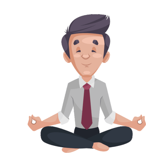 Meditation Relax Sticker - Meditation Relax Relaxing - Discover & Share GIFs