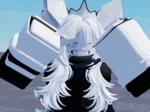 a girl with a crown on her head is wearing a black and white outfit