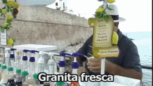 Granita Limone Estate Fresco Ghiaccio Voglia Di Granita GIF - Water Ice Lemon Summer GIFs