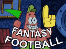 Spongebob Fantasy Football GIF - Spongebob Fantasy Football Patrick Star GIFs