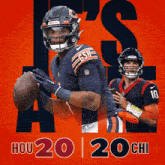 Chicago Bears (20) Vs. Houston Texans (20) Post Game GIF - Nfl National Football League Football League GIFs