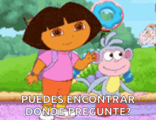 Dora The Explorer Where Did I Ask GIF - Dora The Explorer Where Did I Ask Spanish GIFs