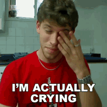 Im Actually Crying Corey Vidal GIF - Im Actually Crying Corey Vidal Im In Tears GIFs