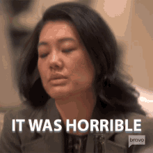 It Was Horrible Real Housewives Of Beverly Hills GIF - It Was Horrible Real Housewives Of Beverly Hills It Was Horrifying GIFs