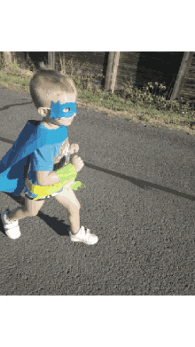 superhero cape run running late on my way