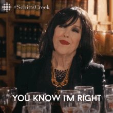 You Know Im Right Moira Rose GIF - You Know Im Right Moira Rose Moira GIFs