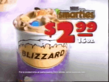 Dairy Queen Smarties Blizzard GIF - Dairy Queen Smarties Blizzard Dq GIFs