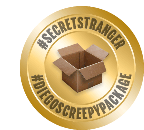 Secret Stranger Creepy Package Sticker - Secret Stranger Creepy Package Diegos Creepy Package Stickers