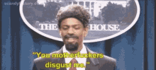 Chappelle Motherfuckers GIF - Chappelle Motherfuckers Your Motherfuckers Disgust Me GIFs