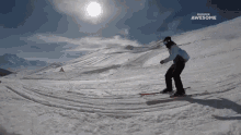 Skiing Trick Shot GIF