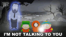 Im Not Talking To You Eric Cartman GIF - Im Not Talking To You Eric Cartman Kenny Mccormick GIFs
