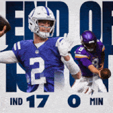 Minnesota Vikings (0) Vs. Indianapolis Colts (17) First-second Quarter Break GIF - Nfl National Football League Football League GIFs
