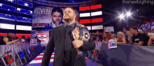 Kevin Owens Proud GIF - Kevin Owens Proud Entrance GIFs