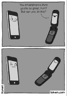 Smartphones Old Phone GIF - Smartphones Old Phone Think Youre So Great GIFs