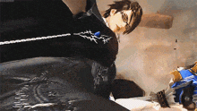 a video game character is being attacked by another character and the words neoghana can be seen on the bottom right