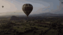 hot air balloon vanity van roadside