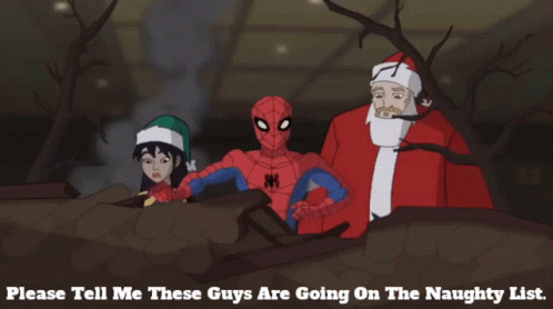 Spider Man Please Tell Me These Guys Are On The GIF - Spider Man Please  Tell Me These Guys Are On The Naughty List - Discover & Share GIFs
