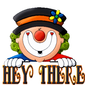 Hello Hey There Sticker - Hello Hey There Clown Stickers
