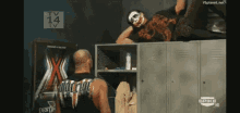 Sting Joker Sting GIF - Sting Joker Sting Kurt Angle And Sting GIFs