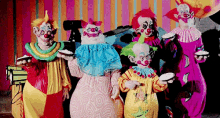 Killer Klowns From Outer Space GIF - Killer Klownsfrom Outer Space Halloween Pie Face GIFs