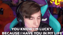 Unitedgamer You Know Im Lucky Because I Have You In My Life GIF - Unitedgamer You Know Im Lucky Because I Have You In My Life GIFs