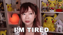 Im Tired Im Sleepy GIF - Im Tired Im Sleepy Japanese Ammo With Misa GIFs