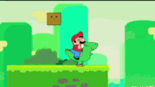 Super Mario Bros Videogioco Correre Tradire Saltare GIF - Super Mario Bros Videogame Running GIFs