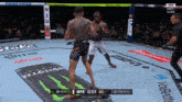 a ufc fight between neal and prates is being shown live on espn