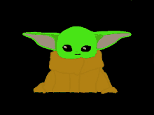 Baby Yoda Baby Yoda Loves You GIF