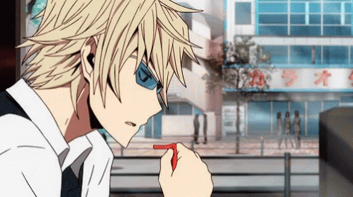 Anime Shizuo Heiwajima GIF - Anime Shizuo Heiwajima Durarara GIFs