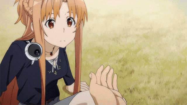 arte de espada en línea kirito y asuna beso gif