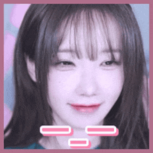 a close up of a girl 's face with the letters o and o on it
