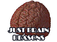 Just Brain Reasons Brain Less Sticker - Just Brain Reasons Just Brain Brain Stickers