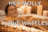 Waffles Love Waff GIF - Waffles Love Waff Bath Time GIFs