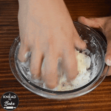 Kneading A Knead To Bake GIF - Kneading A Knead To Bake Mixing The Ingredients GIFs