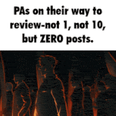 a poster that says pas on their way to review-not 1 not 10 but zero posts