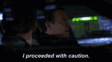 When Ppl Ask About My Behavior On A First Date GIF - I Proceeded With Caution Proceed With Caution Cautious GIFs
