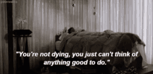 dying bedridden