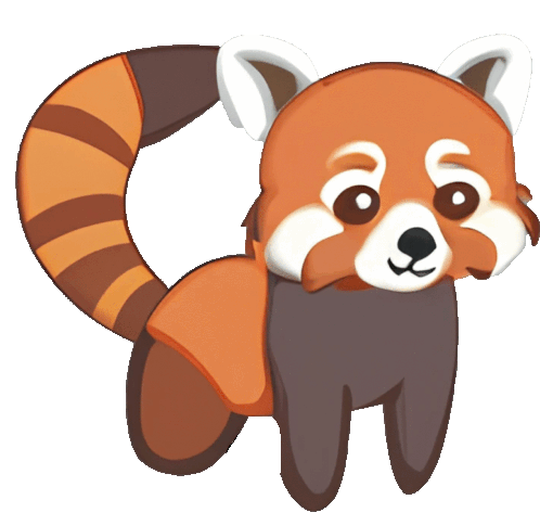 Red Panda Emoji Sticker - Red Panda Emoji Red Panda Emoji Stickers
