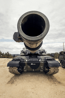 a military tank with a large cannon on the front