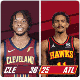 Cleveland Cavaliers (36) Vs. Atlanta Hawks (25) Half-time Break GIF - Nba Basketball Nba 2021 GIFs