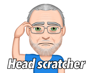 Head Scratcher Sticker - Head Scratcher Stickers