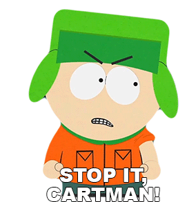 Stop It Cartman Kyle Broflovski Sticker - Stop It Cartman Kyle Broflovski South Park Stickers