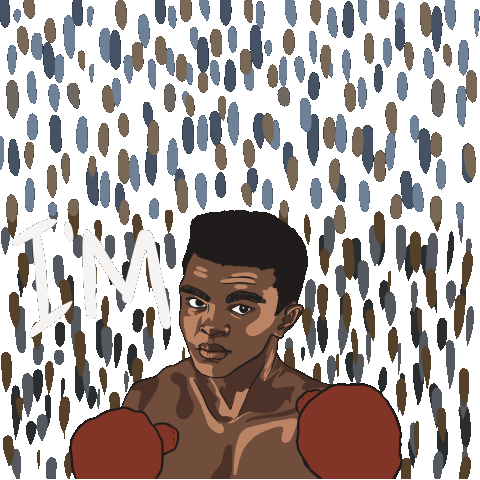 Muhammad Ali Muhammed Ali Sticker - Muhammad Ali Muhammed Ali Boxing Stickers
