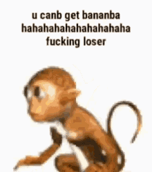 Banana Monkey GIF - Banana Monkey Loser GIFs